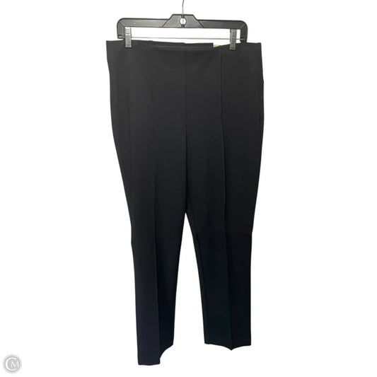 Slimming Straight Leg Pants Dress By Chicos In Black, Size: 10