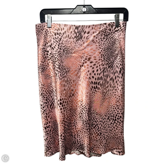 The Tilda Knee-length Slip Skirt By Anthropologie In Polka Dot, Size: S