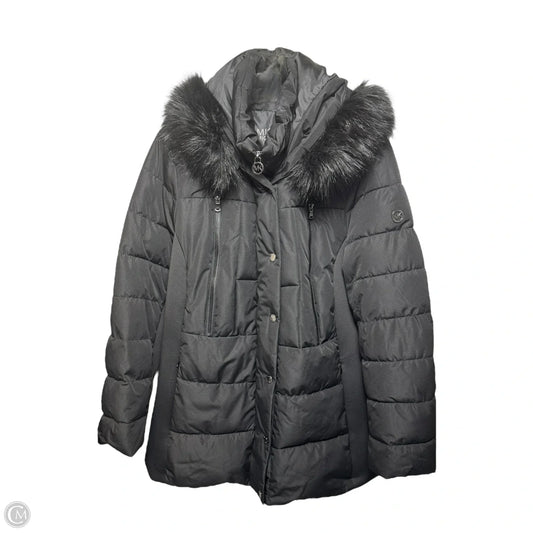 Jacket Puffer & Quilted By Michael By Michael Kors In Black, Size: 2x