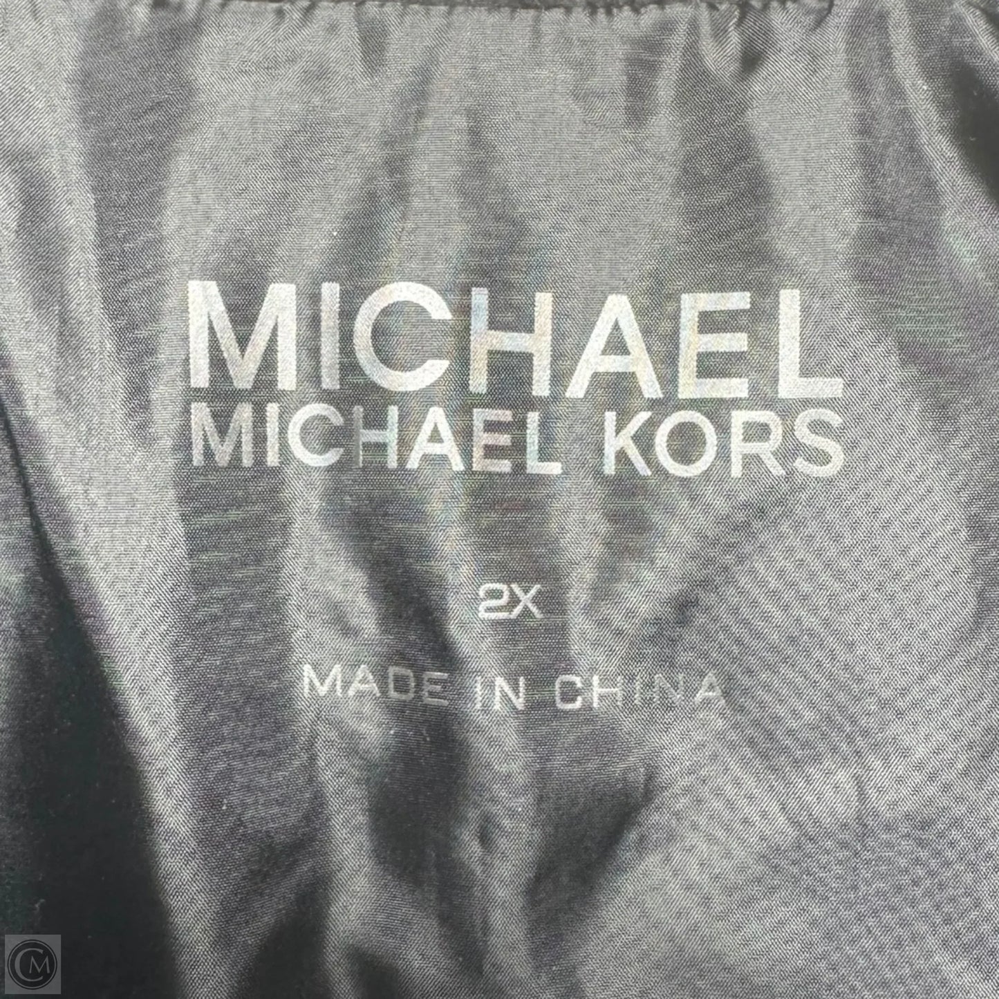 Jacket Puffer & Quilted By Michael By Michael Kors In Black, Size: 2x