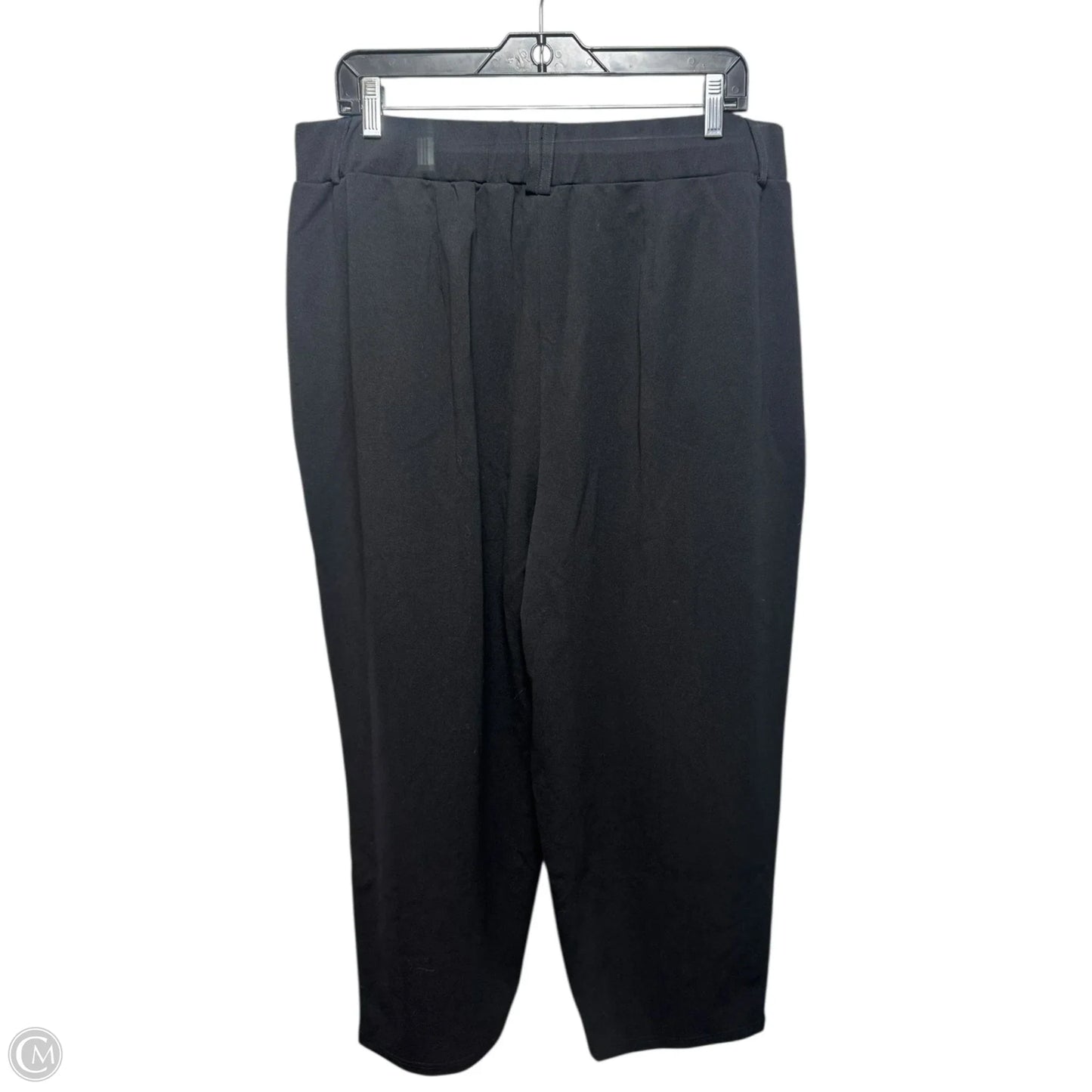 Pants Cropped By Bloomchic In Black, Size: 18