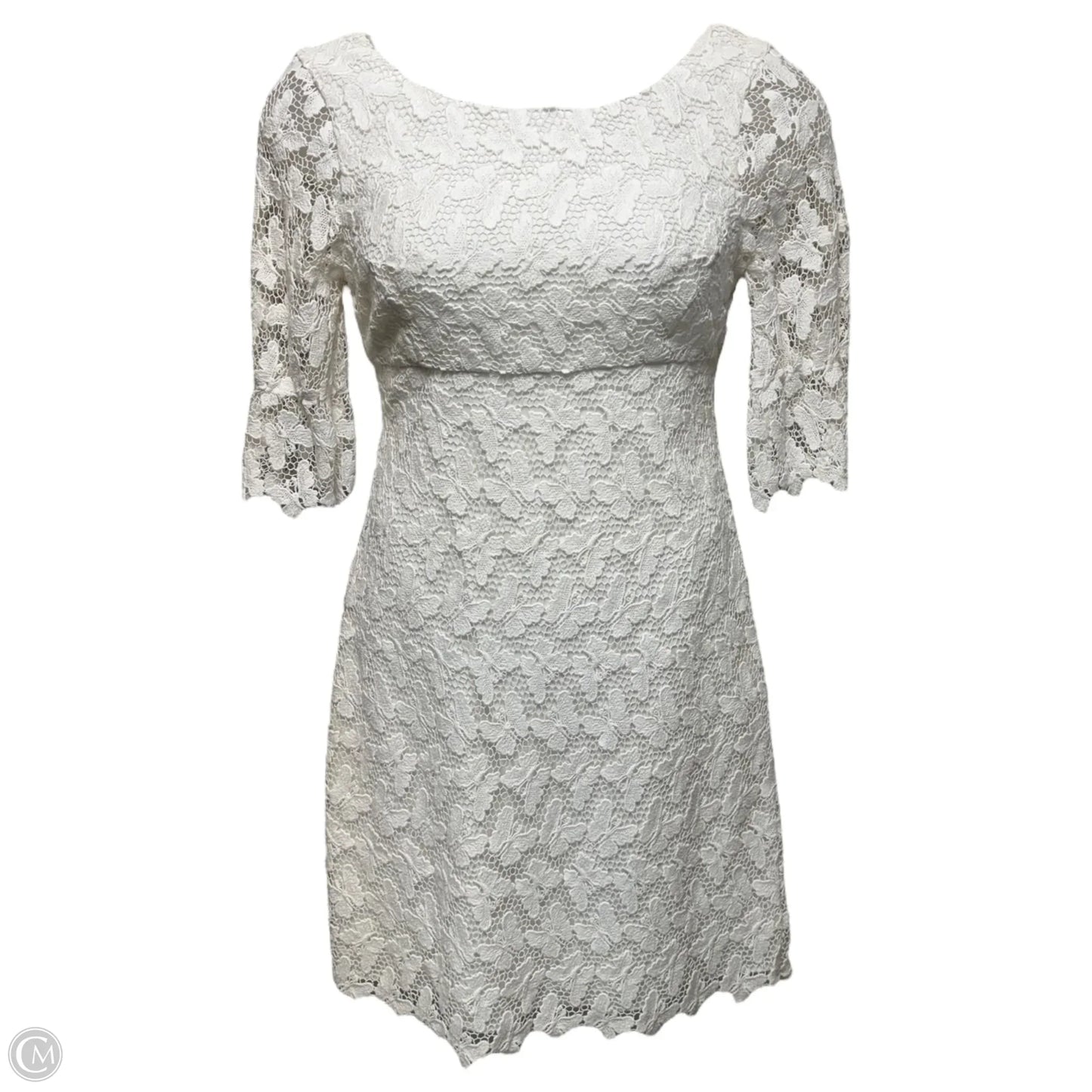 Shayna Lace Dress Designer By Lilly Pulitzer In White, Size: 8