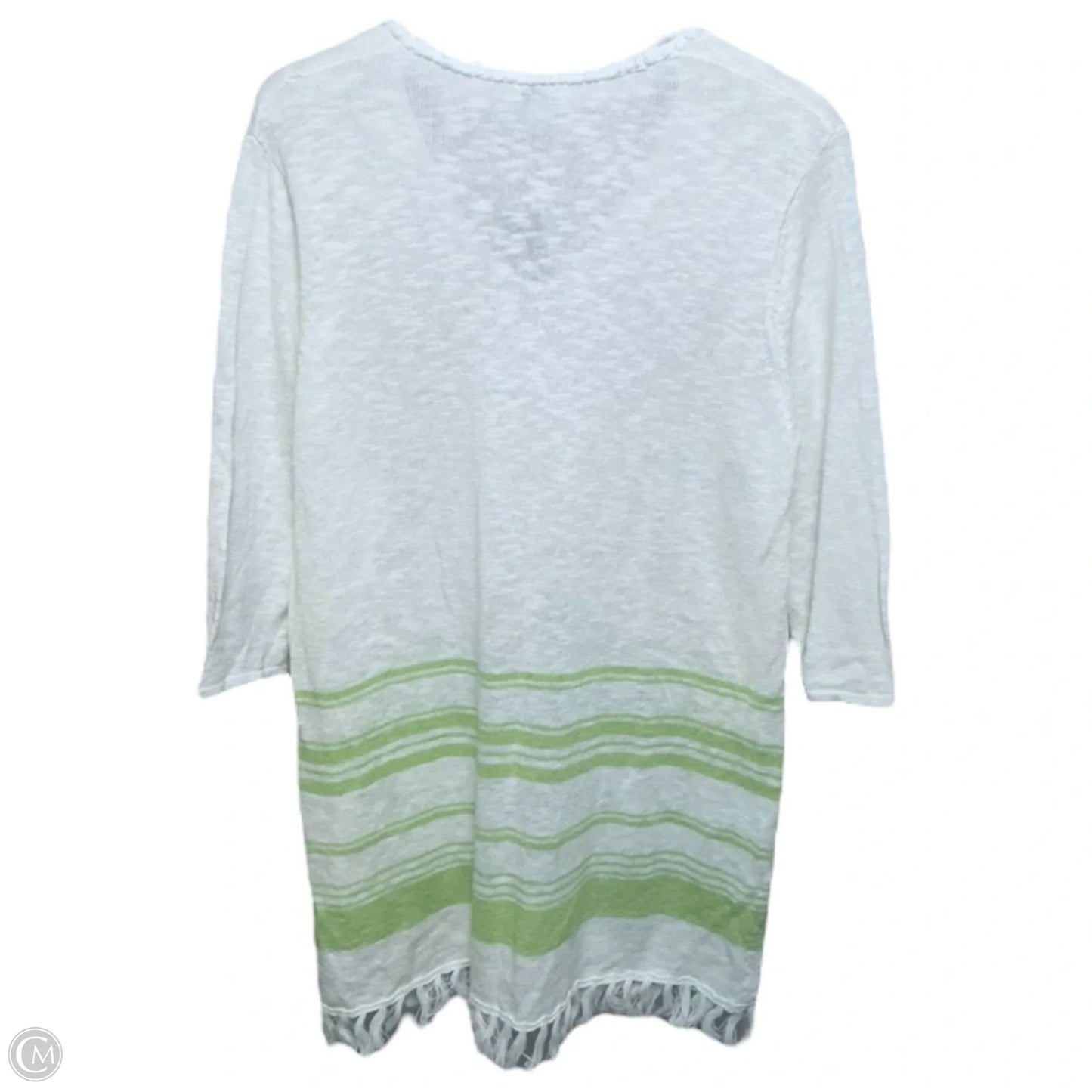 Linen Sweater By J. Jill In Striped Pattern, Size: Mp