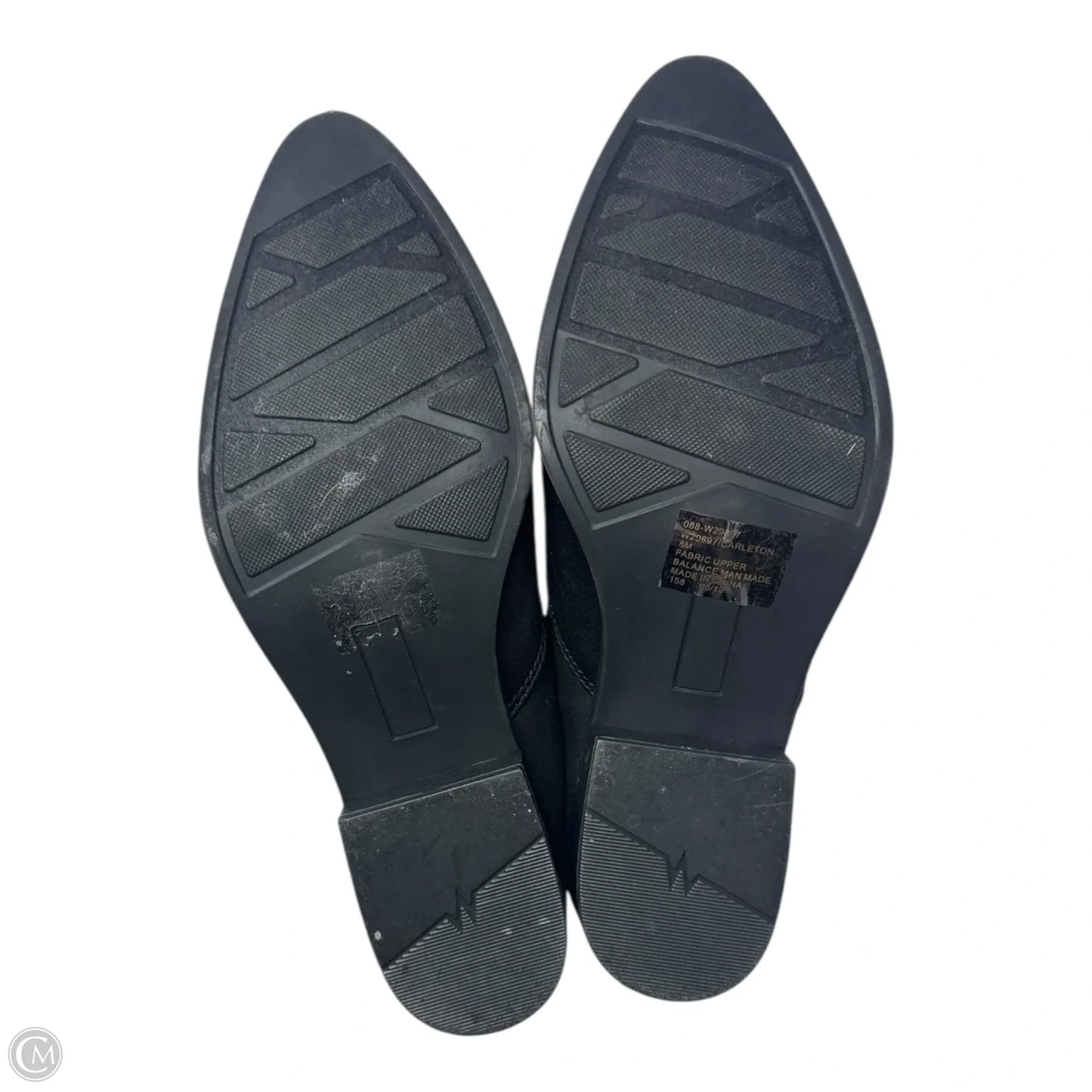 Western Mules Shoes Heels Block By White Mountain In Black, Size: 8