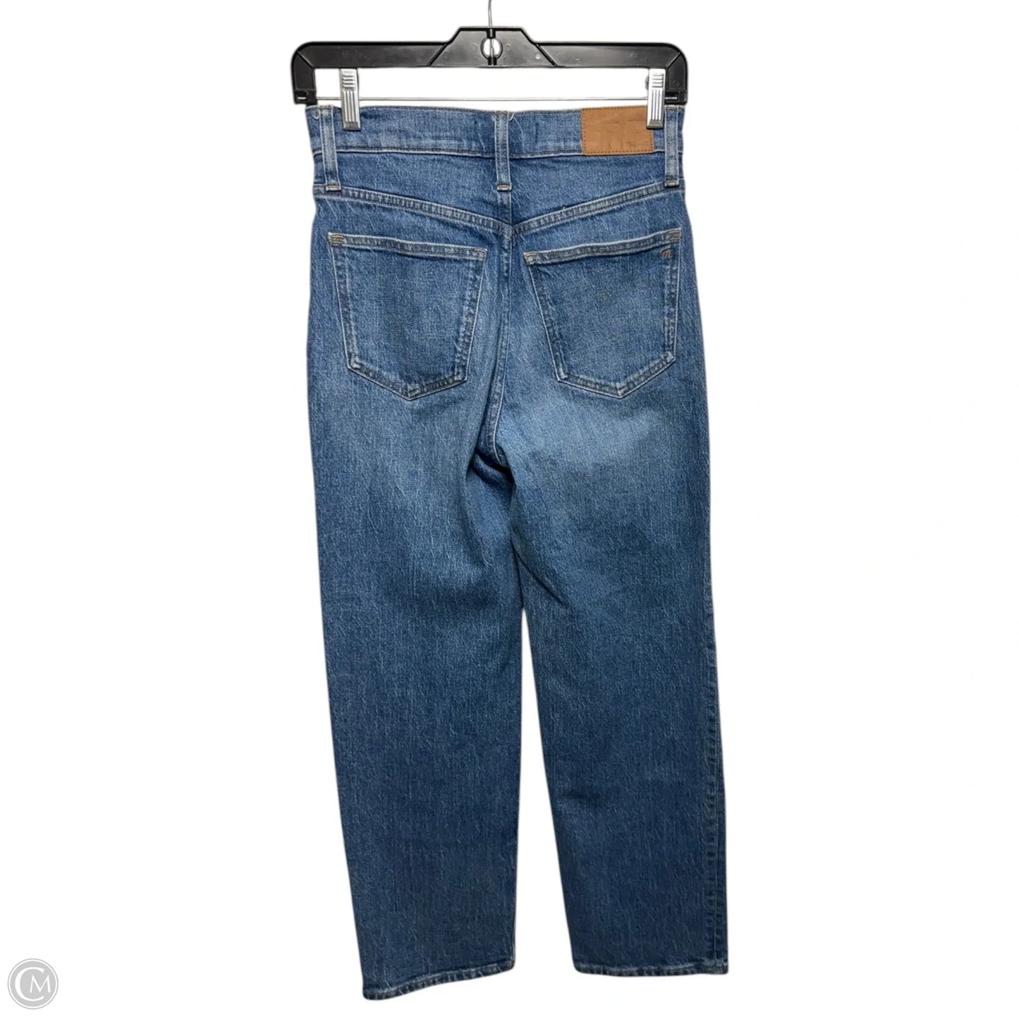 Jeans Straight By Madewell In Blue Denim, Size: 2