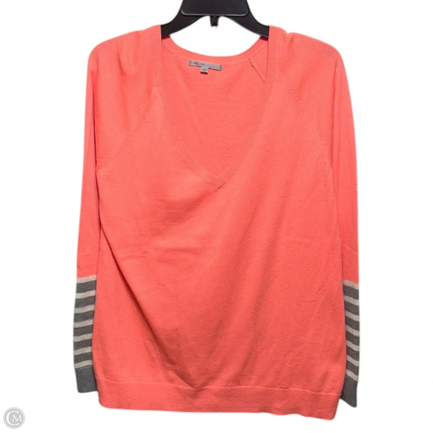 Sweater By Gap In Orange, Size: L