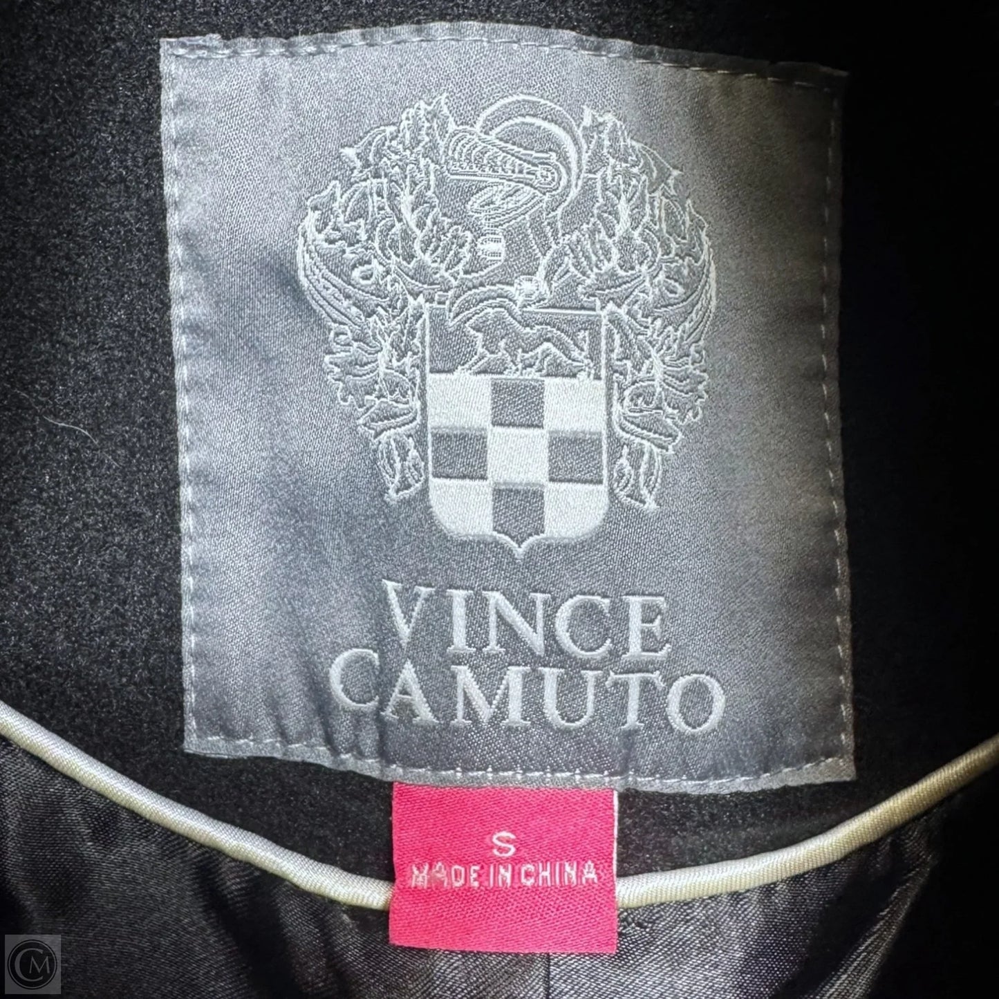 Coat  By Vince Camuto In Black, Size: S