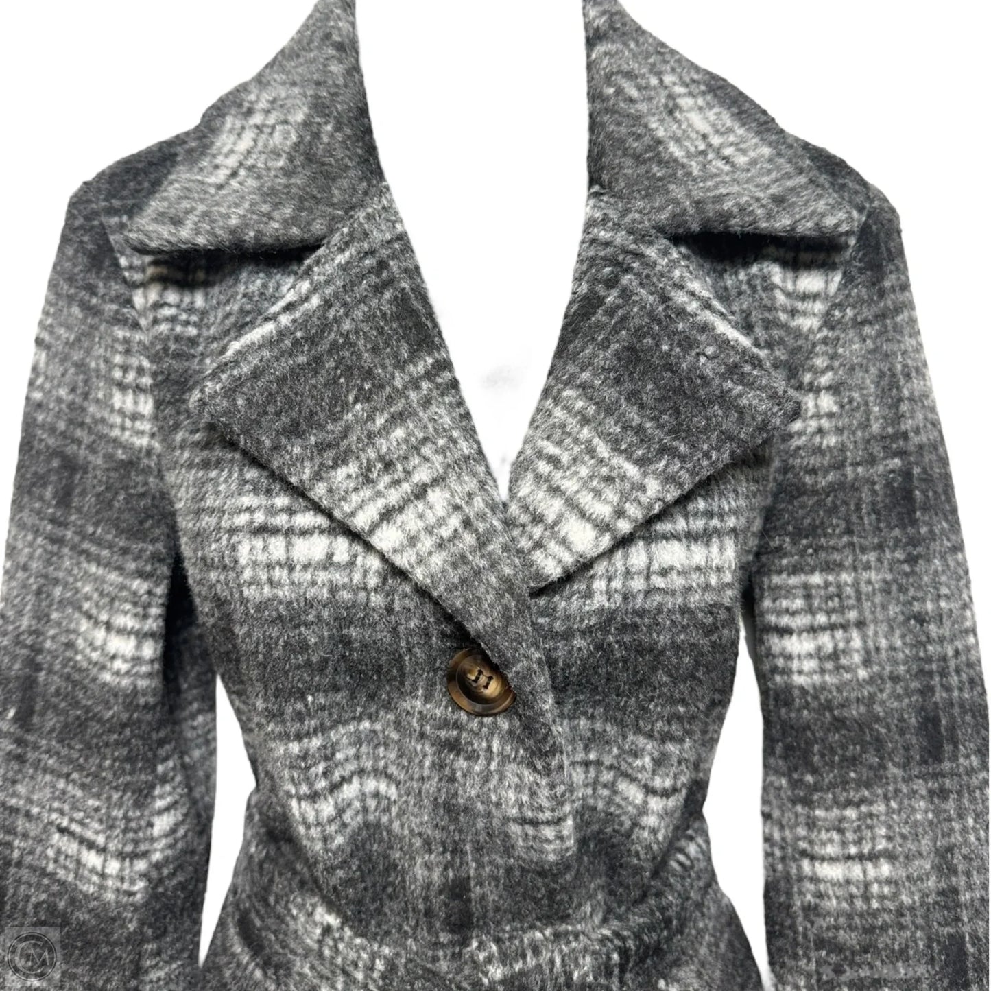 Coat By Cyrus In Plaid Pattern, Size: S