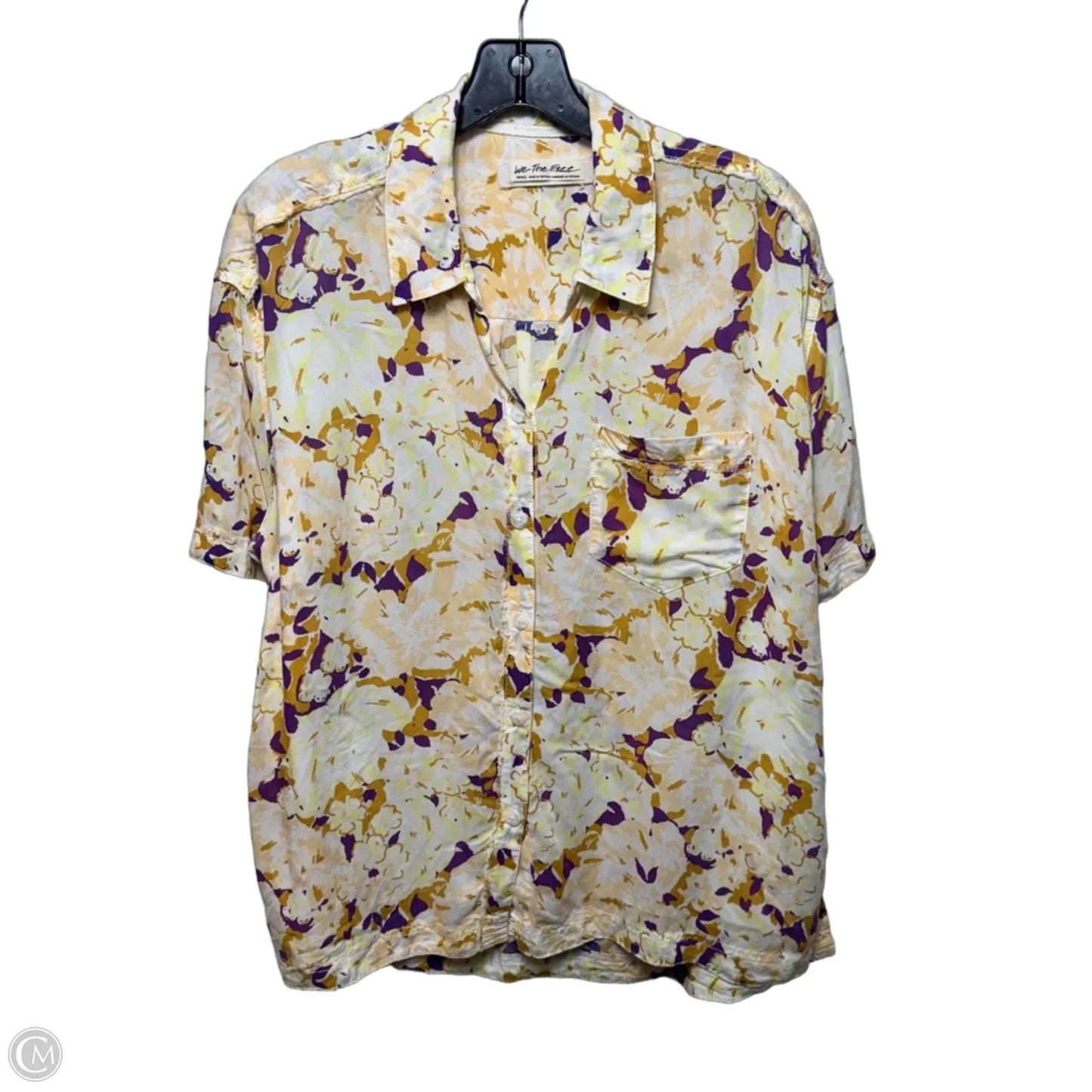 Top Short Sleeve By We The Free, In Floral Pattern, Size: Small