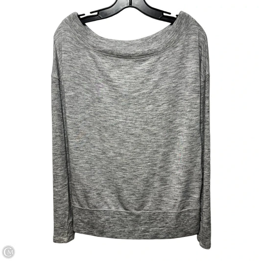 Top Long Sleeve By Athleta In Grey, Size: S