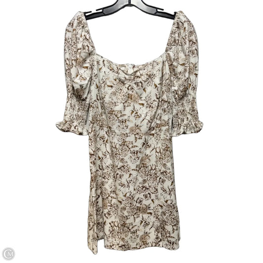 Dress Casual Short By Mi Ami In Floral Print, Size: M
