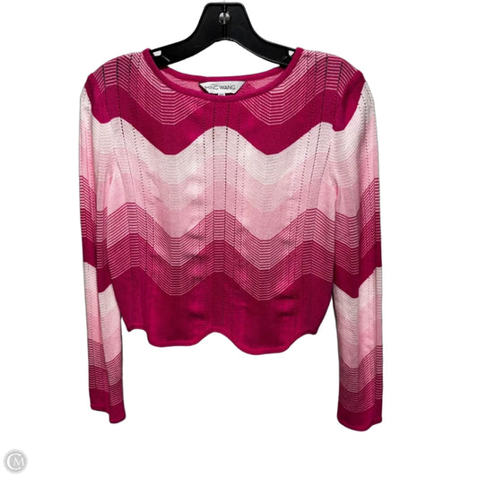 Sweater By Ming Wang In Chevron Pattern, Size: Xxs