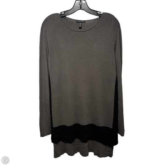 Tencel Knit Tunic Long Sleeve By Eileen Fisher In Multi-colored, Size: M