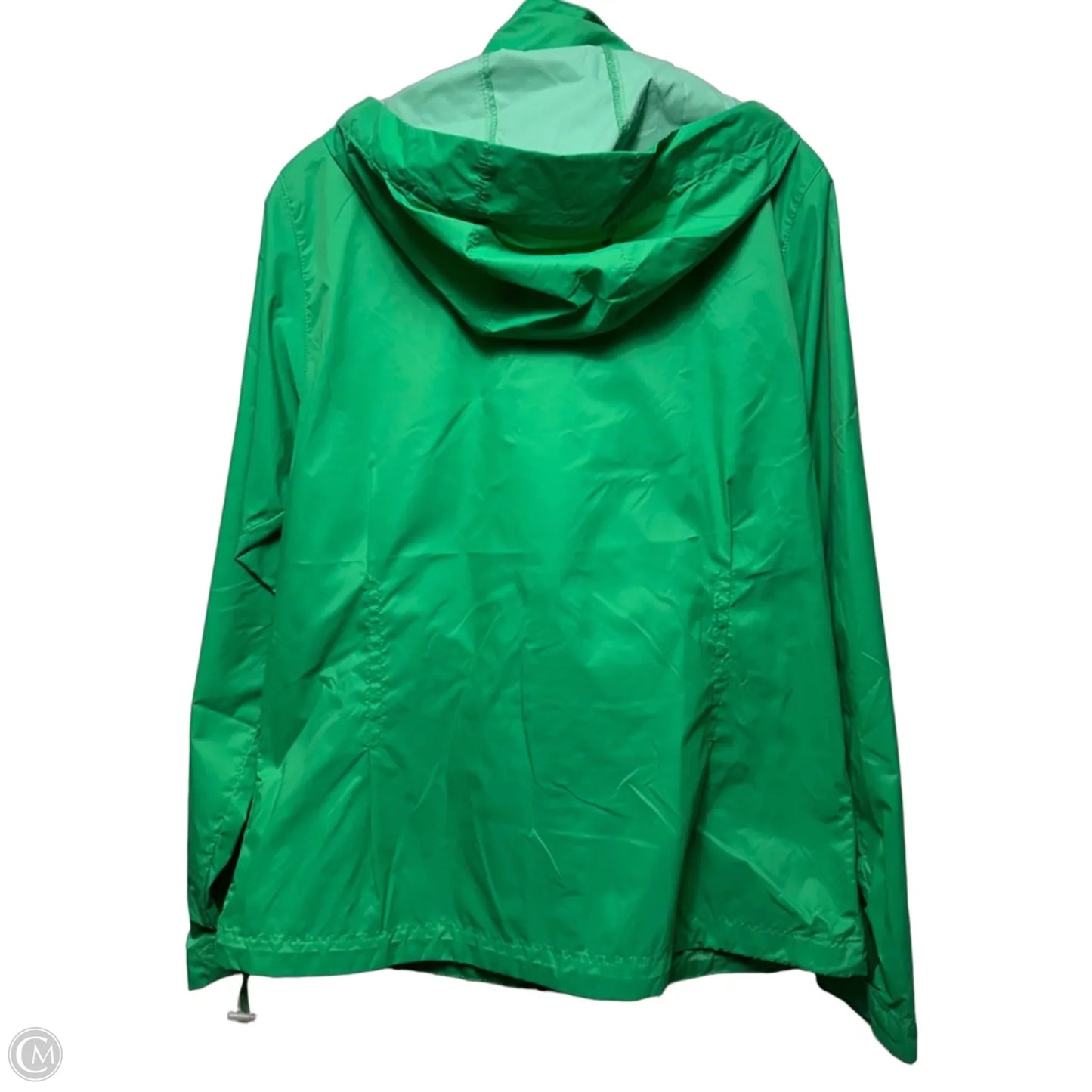 Jacket Windbreaker By Columbia In Green, Size: L
