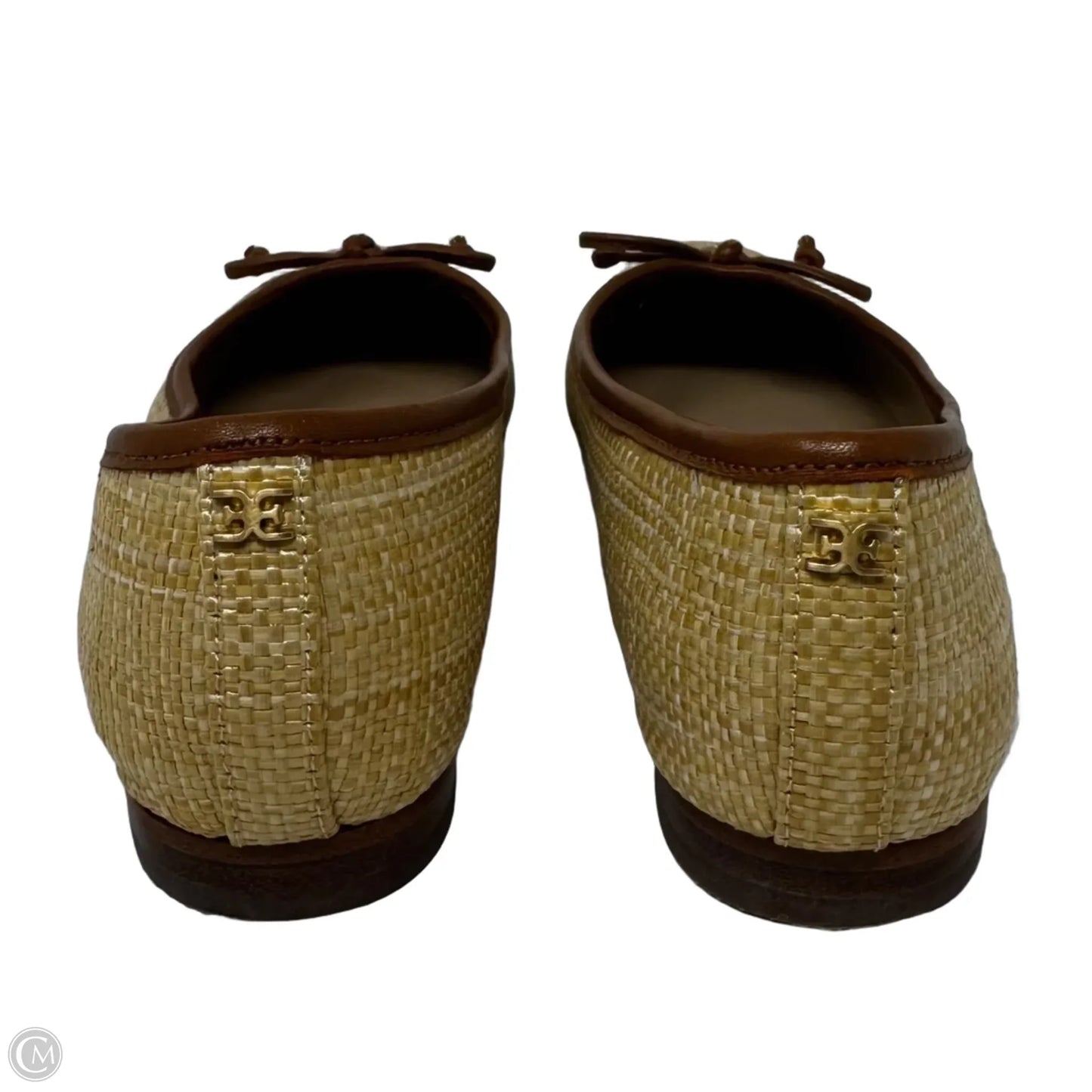 Woven Ballet Flats Shoes By Sam Edelman In Tan, Size: 6