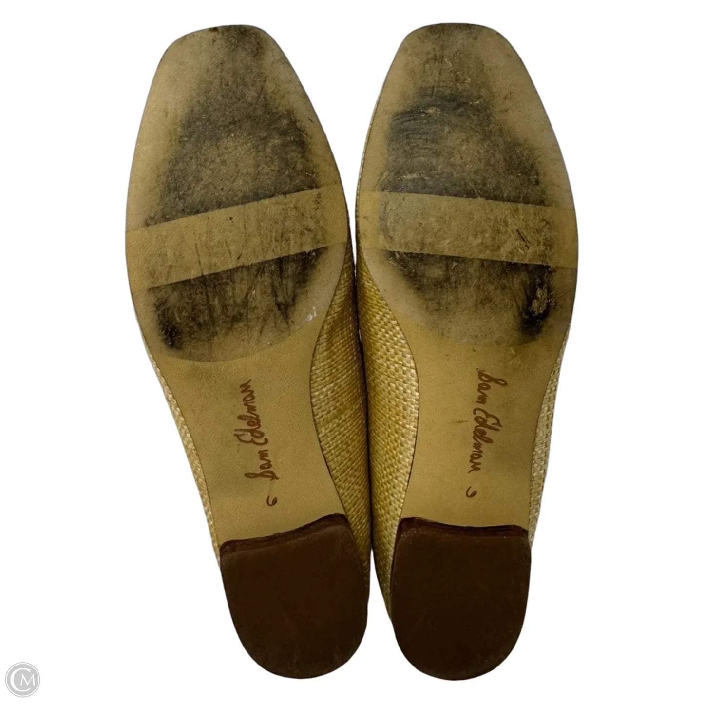 Woven Ballet Flats Shoes By Sam Edelman In Tan, Size: 6