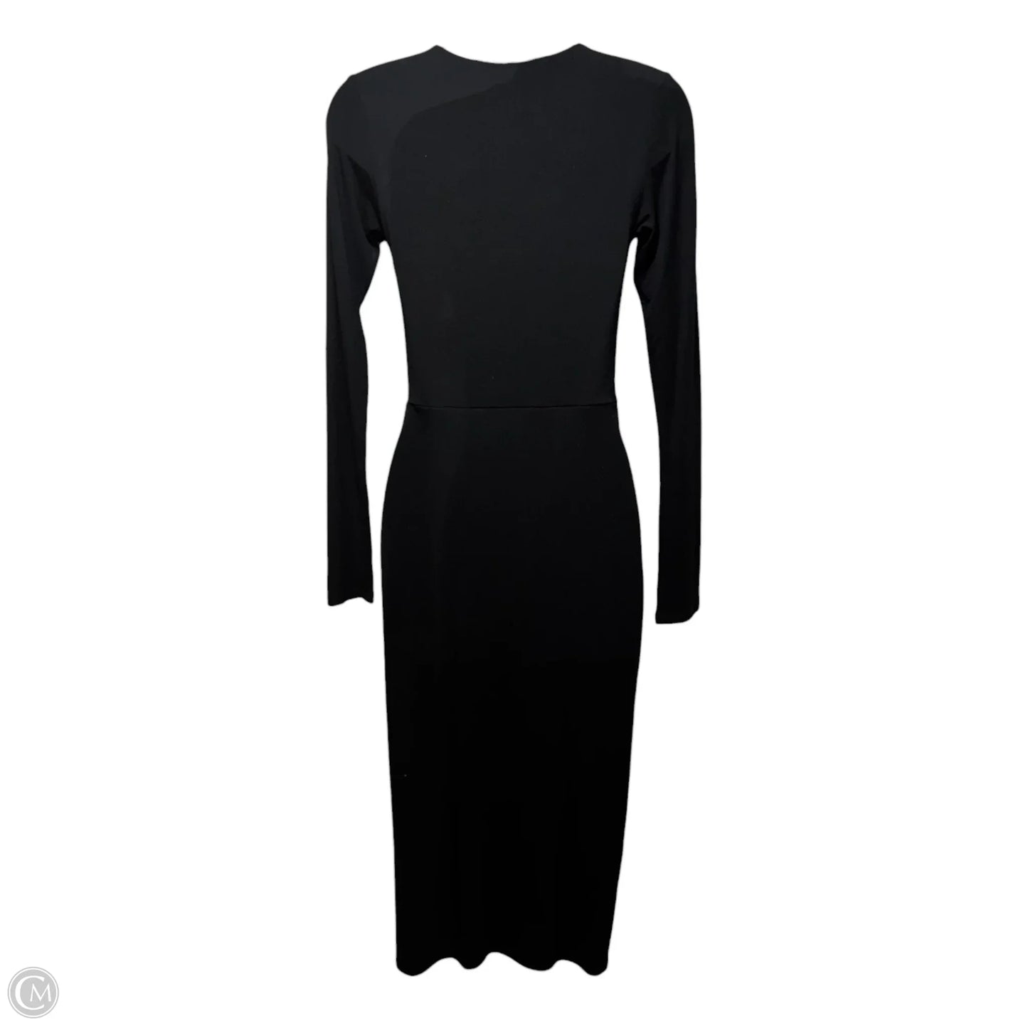 Touch Wrap Midi Dress By Good American In Black, Size: 0
