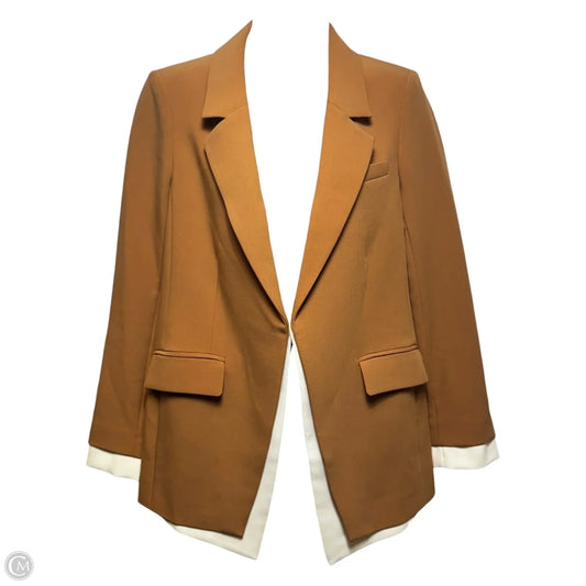 Kelly Contrast Layered Blazer
 By Favorite Daughter In Tan, Size: XS