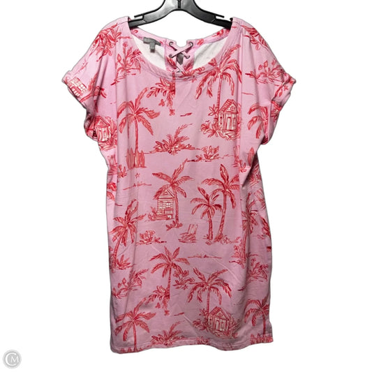 Dress Casual Short By Talbots In Tropical Print, Size: Xl