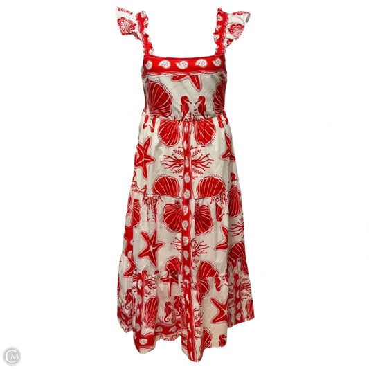 Dress Casual Maxi By Moon River In Tropical Print, Size: L