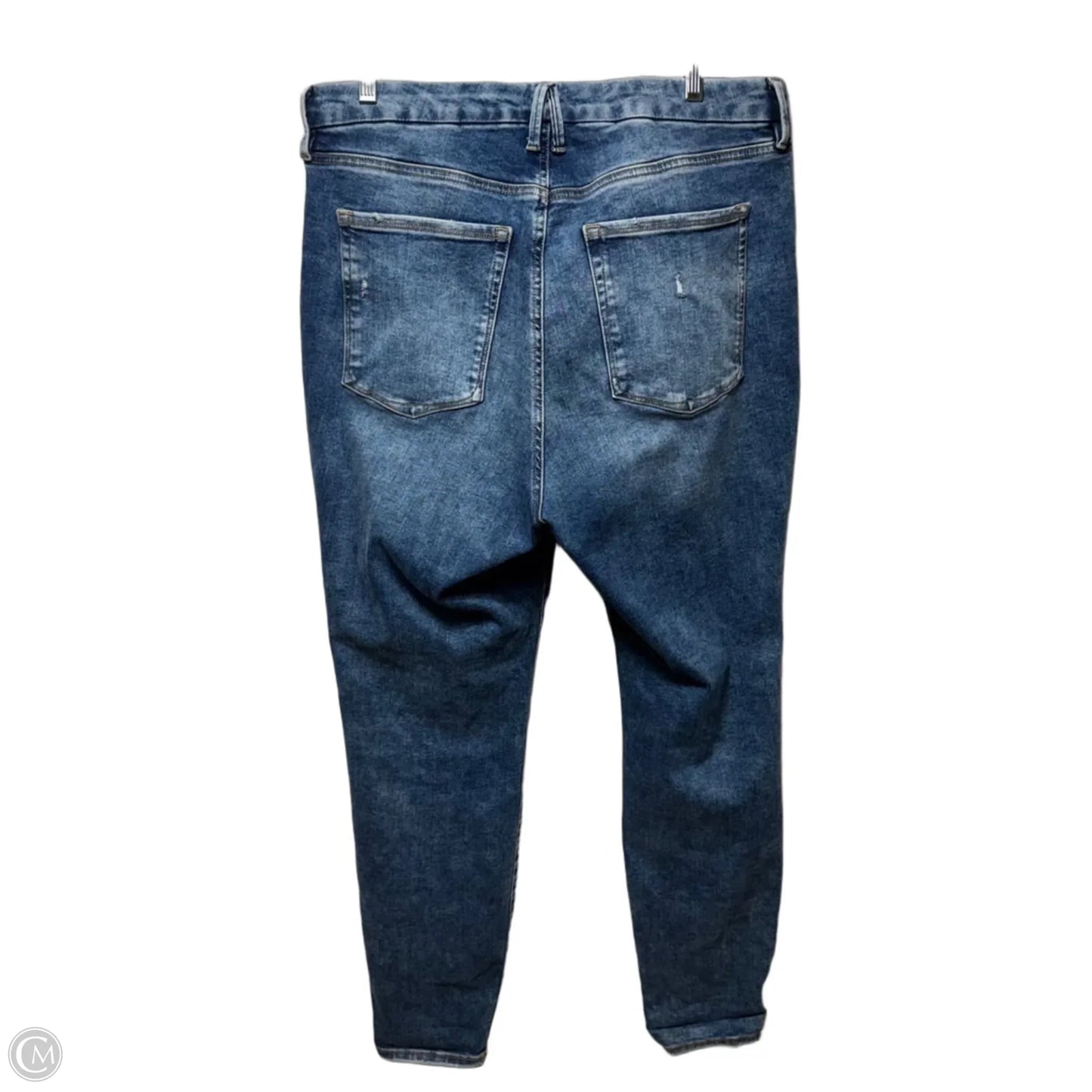 Jeans Boyfriend By Good American In Blue Denim, Size: 14-18