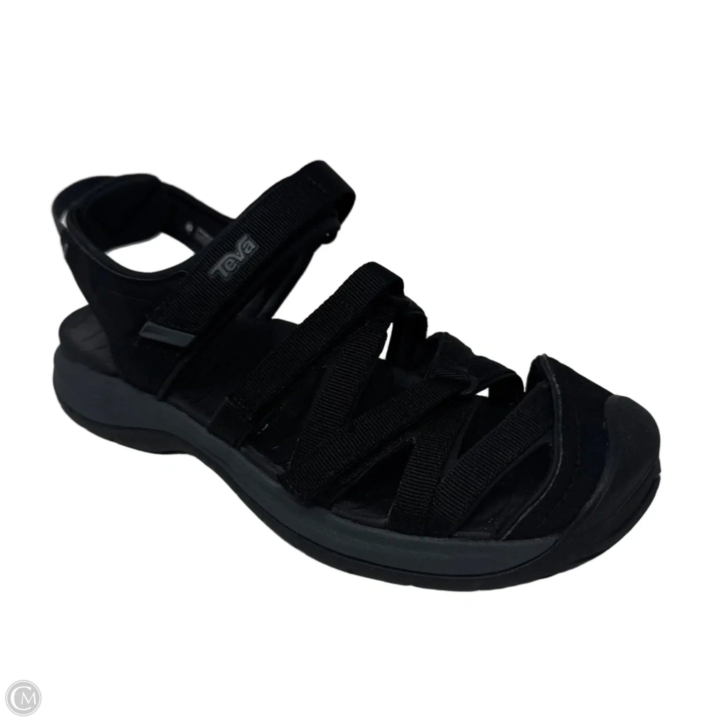 Sandals Flats By Teva In Black, Size: 9