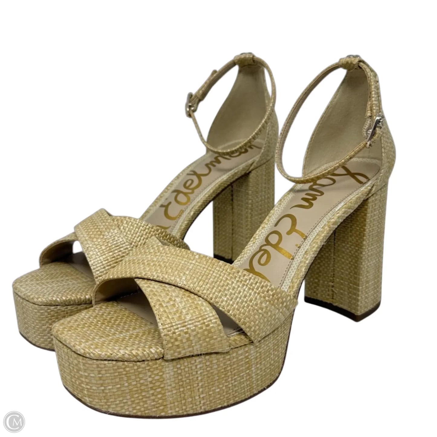 Jullian Platform Sandals By Sam Edelman In Tan, Size: 8