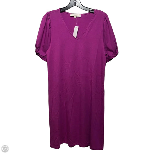 Dress Casual Short By Loft In Pink, Size: M