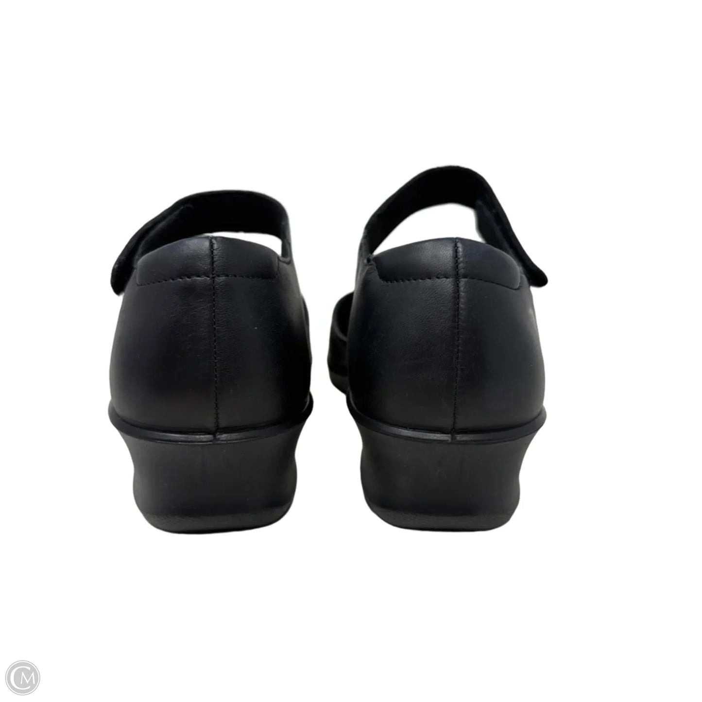 Felicia Water Resistant Mary Janes By Ecco In Black, Size: 8.5 (39)