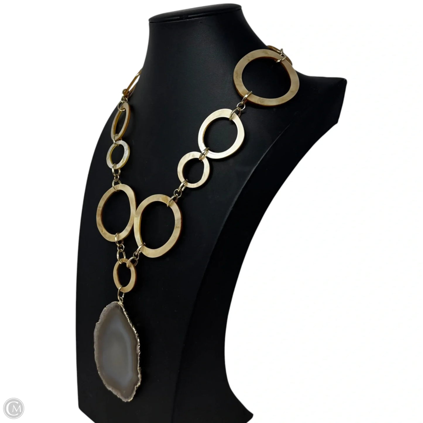 Geode Pendant Statement Necklace