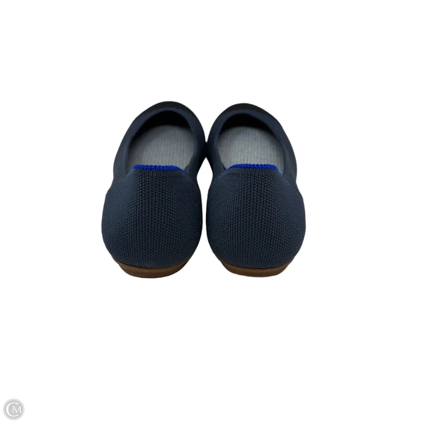 The Square Flats By Rothys In Starling Navy & Black, Size: 9