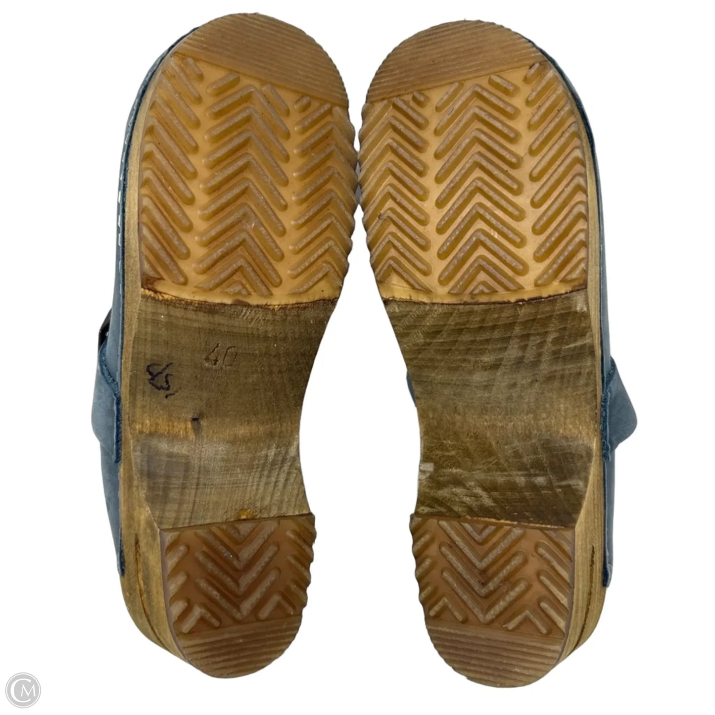 Urban Wood Clogs By Sanita In Blue, Size: 9.5