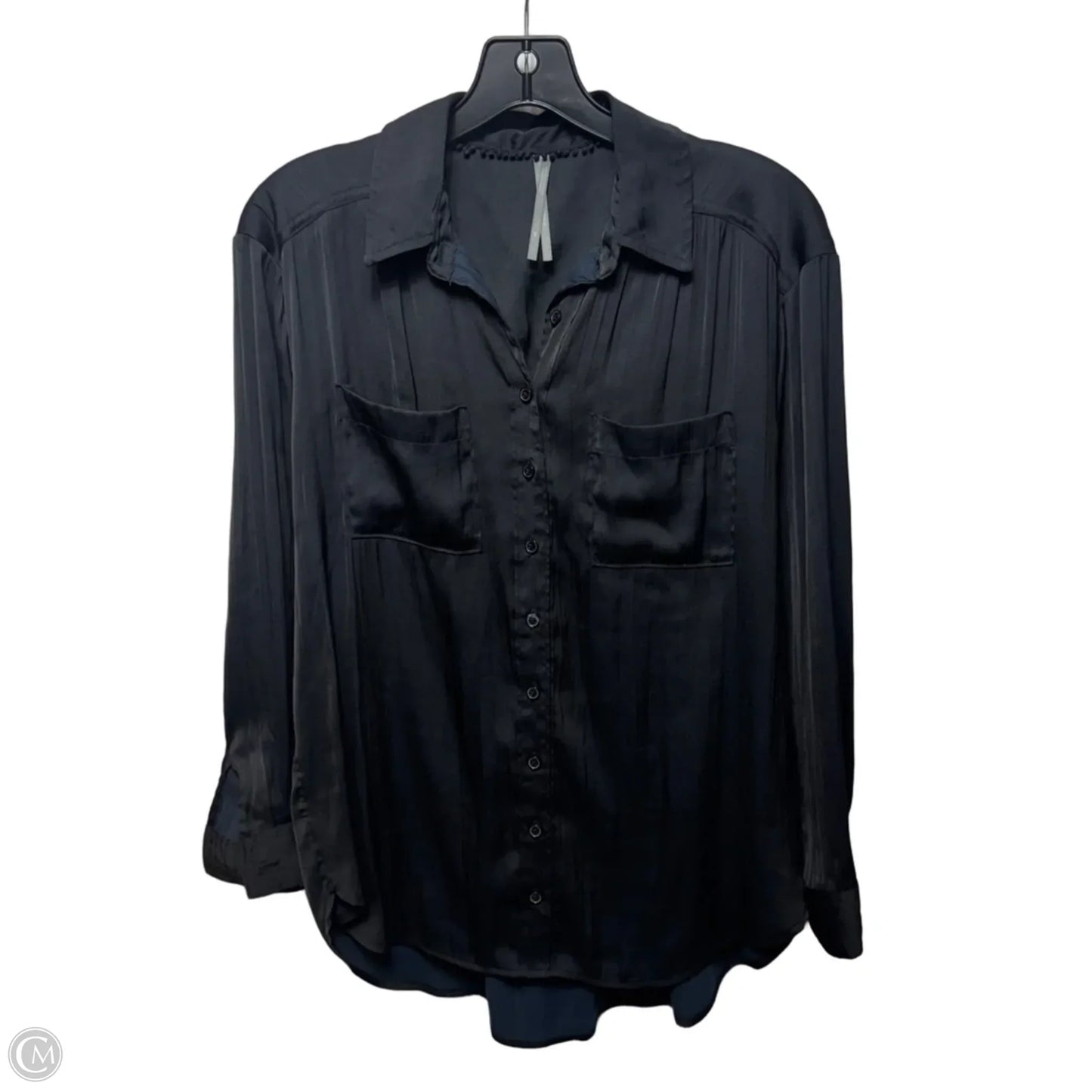 Top Long Sleeve By Anthropologie In Black, Size: Xs