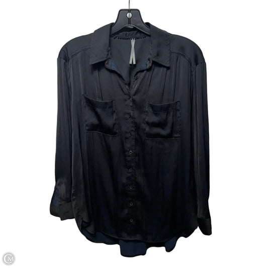 Top Long Sleeve By Anthropologie In Black, Size: Xs