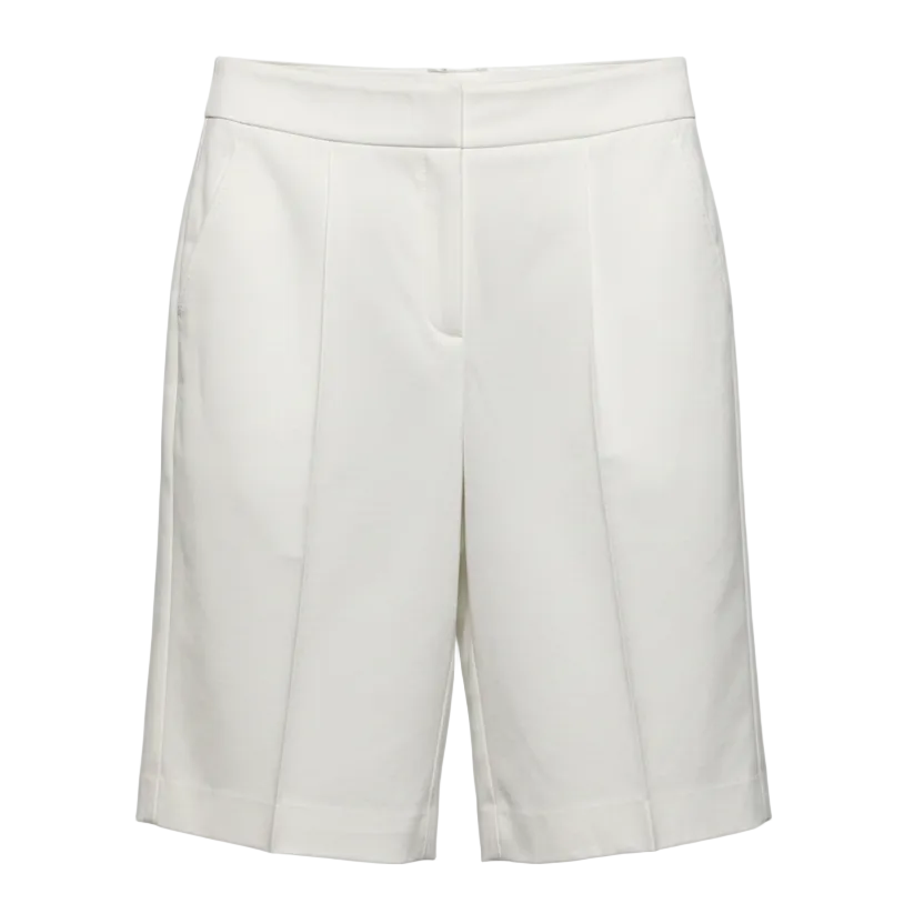 Bermuda Shorts Designer By Lafayette 148 In White, Size: 0p