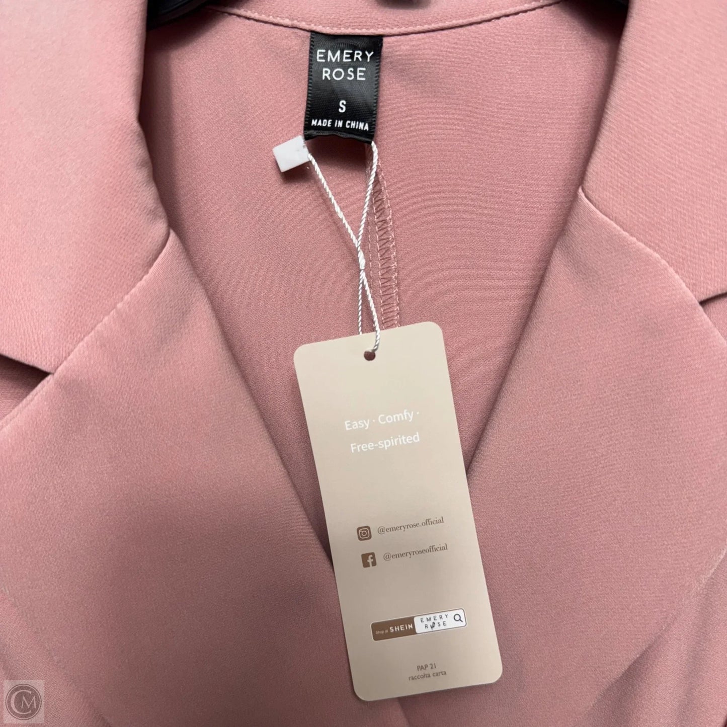 Sleeveless Blazer Mini Dress By Emery Rose In Pink, Size: S