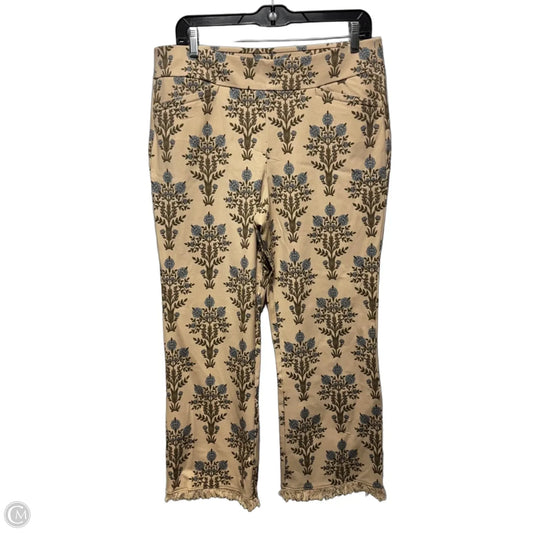 Maren Fringe Pants By Spartina In Floral Print, Size: Xxl