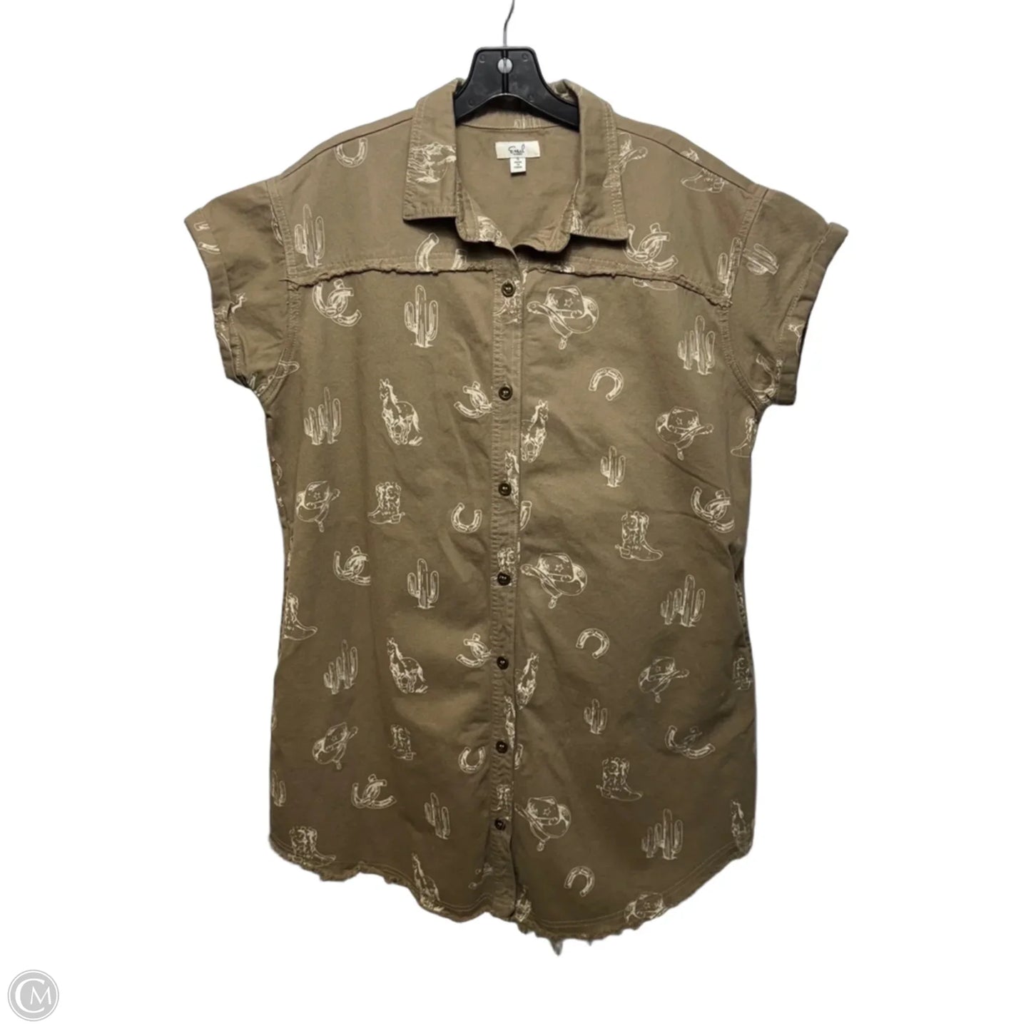 Dress Casual Short By Easel In Western Pattern, Size: S