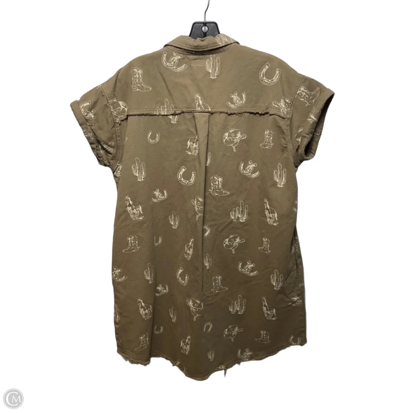 Dress Casual Short By Easel In Western Pattern, Size: S