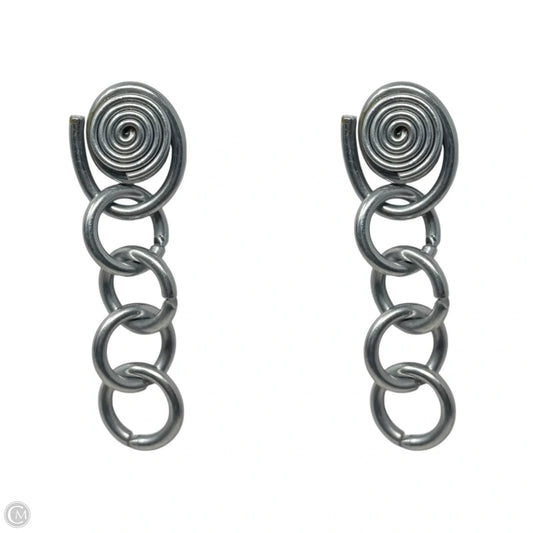 Spiral Chain Dangle Earrings