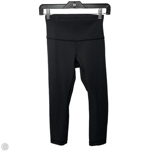 Athletic Capris By Lululemon In Black, Size: 4