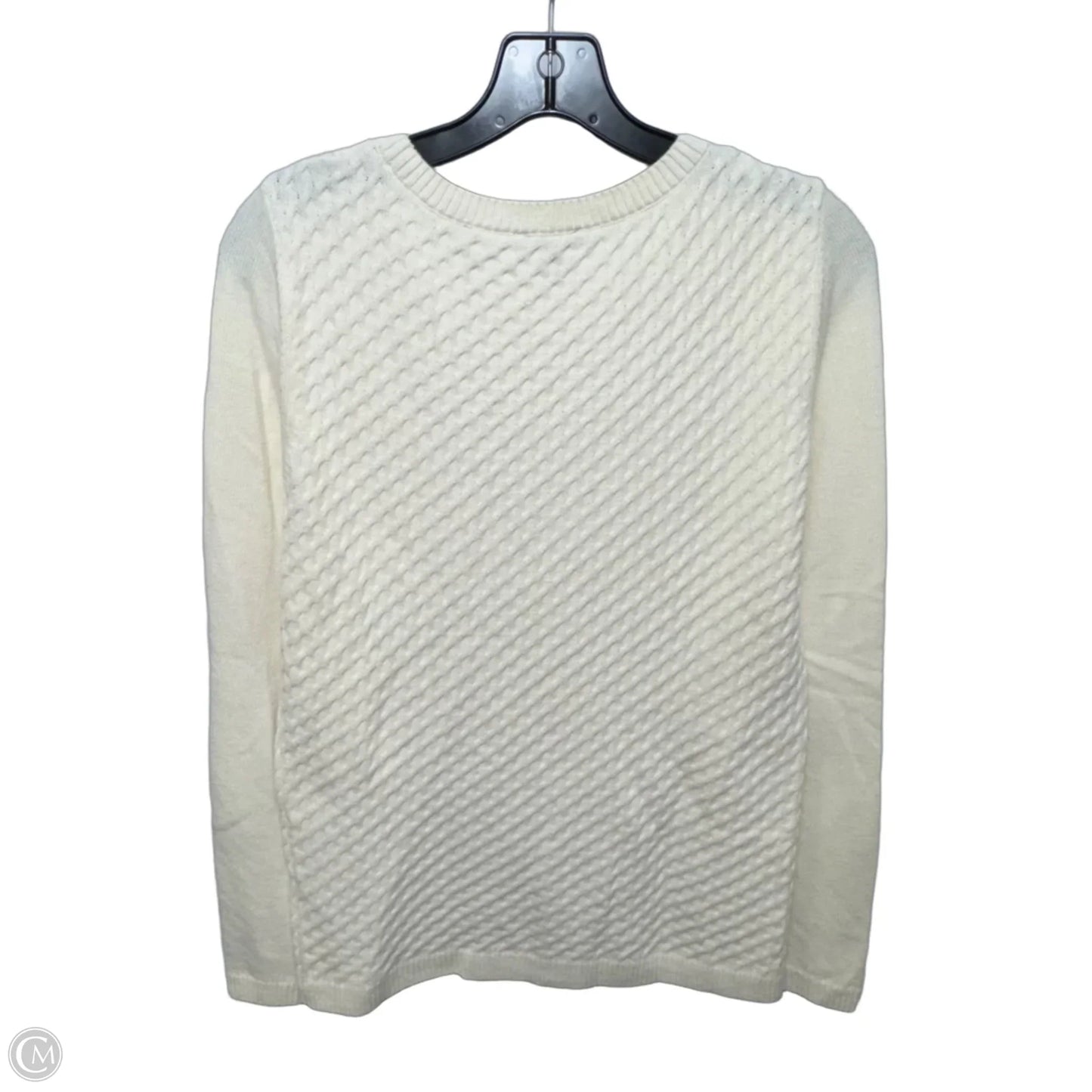 Sweater By Talbots In Cream, Size: S