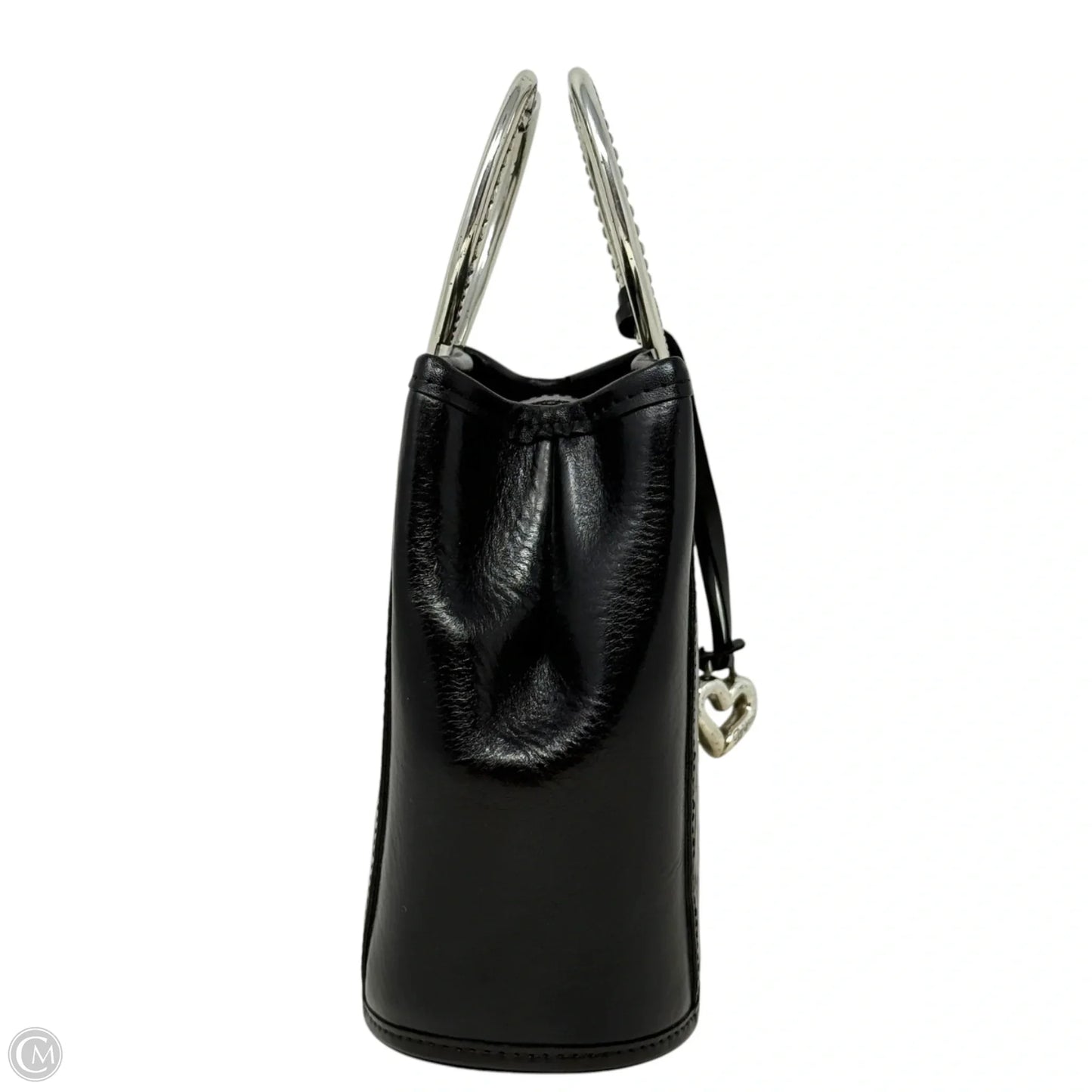 Vintage Retired Brighton Sweetheart Corazon Mini Bucket Bag By Brighton In Croc Embossed Leather, Size: Small