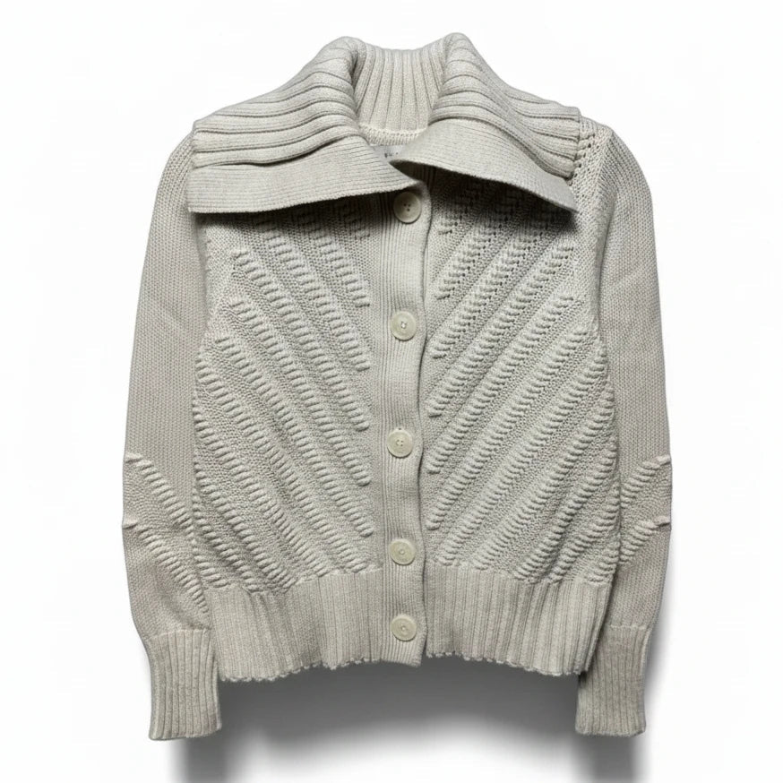 Sweater Cardigan By Kinross In Tan, Size: XS