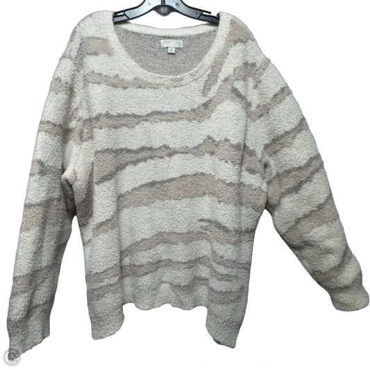 Sweater By Barefoot Dreams In Animal Print, Size: 3x