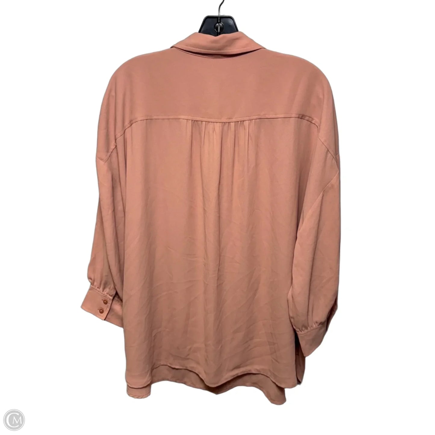Zoe Blouse Long Sleeve By Not Your Daughters Jeans In Peach, Size: Xl