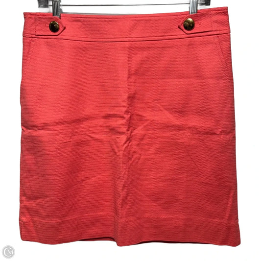 Skirt Mini & Short By Ann Taylor In Orange, Size: 10