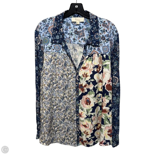 Top Long Sleeve By Nurture In Multi-colored, Size: 2x