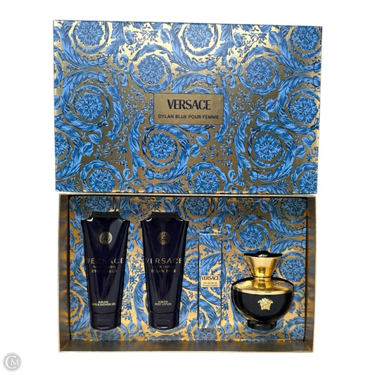 Dylan Blue pour femme Eau de Parfum Gift Set Luxury Designer By Versace