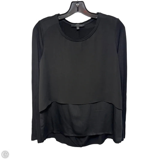Top Long Sleeve By Elie Tahari In Black, Size: M